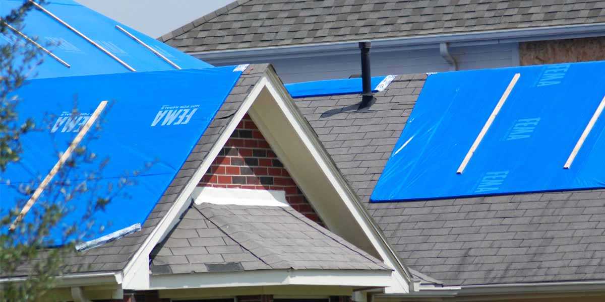 how to tarp a roof instructions