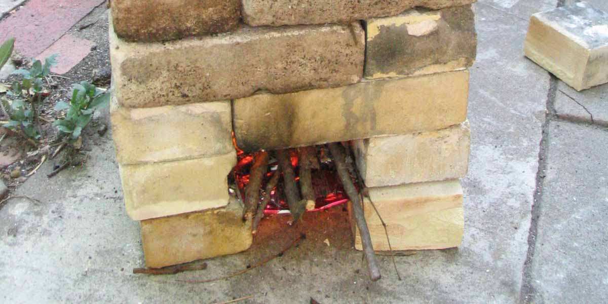DIY brick rocket stove instructions
