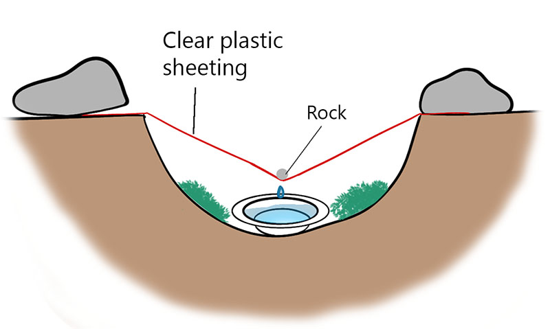 dug solar still instructions