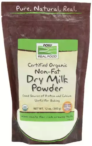 NOW Foods Non Fat Dry Milk Powder Organic