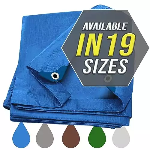 Tarp Cover Blue Waterproof