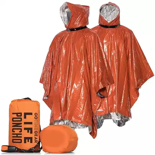 Go Time Gear Emergency Survival Life Poncho